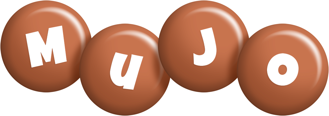 Mujo candy-brown logo