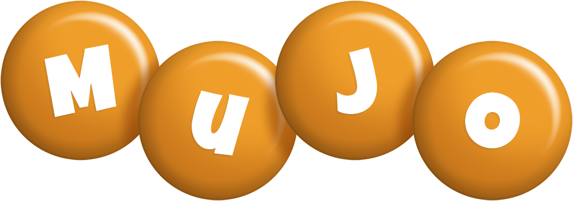 Mujo candy-orange logo