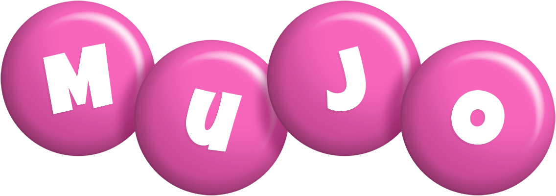 Mujo candy-pink logo