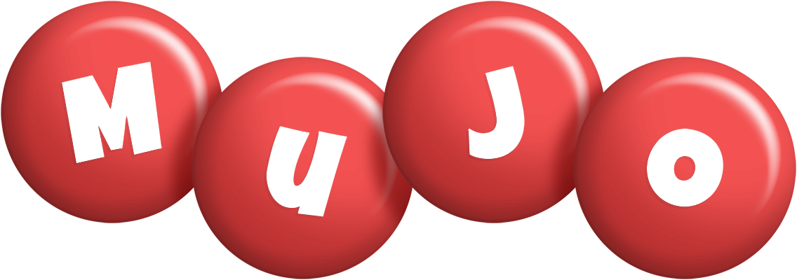 Mujo candy-red logo