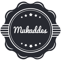 Mukaddes badge logo