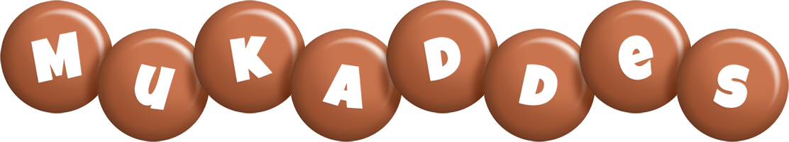 Mukaddes candy-brown logo