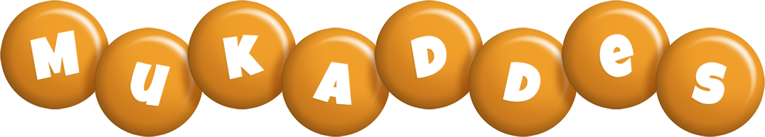 Mukaddes candy-orange logo