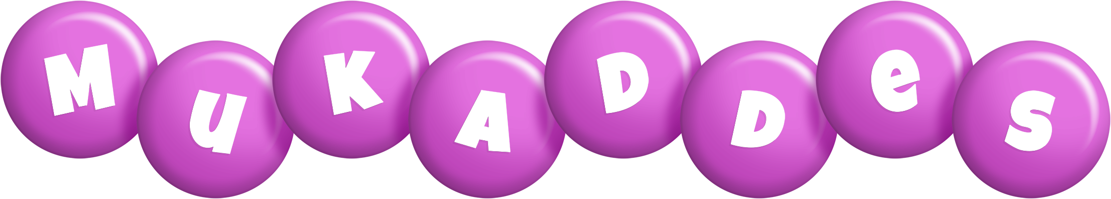 Mukaddes candy-purple logo