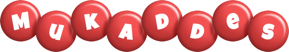 Mukaddes candy-red logo