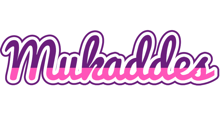 Mukaddes cheerful logo