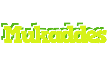 Mukaddes citrus logo