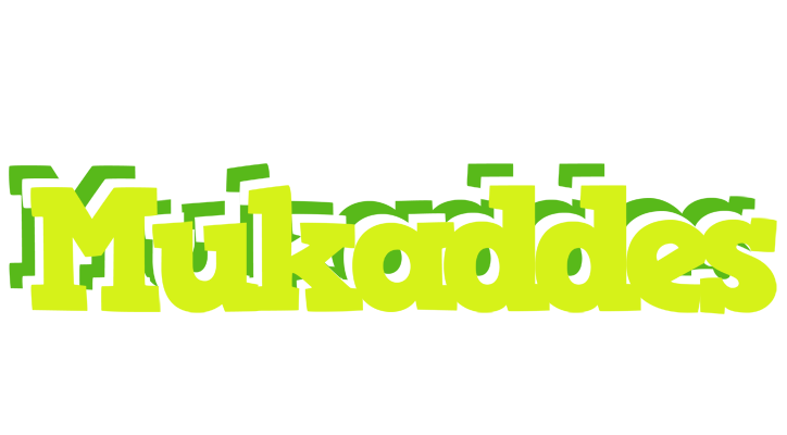 Mukaddes citrus logo