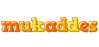 Mukaddes desert logo