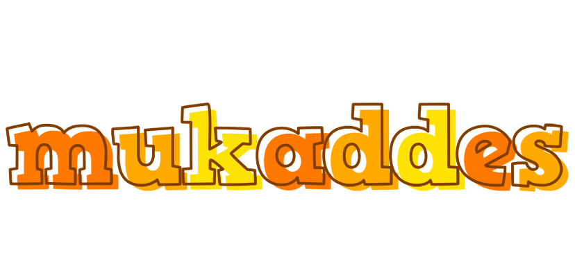 Mukaddes desert logo