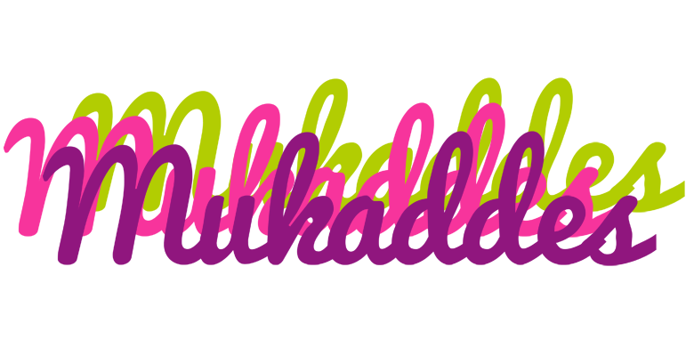 Mukaddes flowers logo