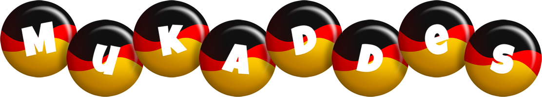 Mukaddes german logo