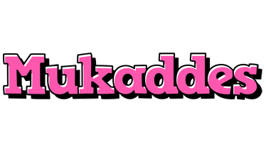 Mukaddes girlish logo