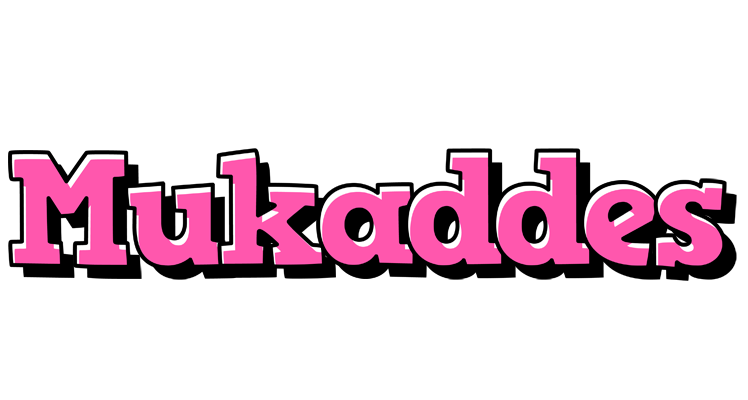 Mukaddes girlish logo