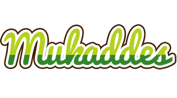 Mukaddes golfing logo