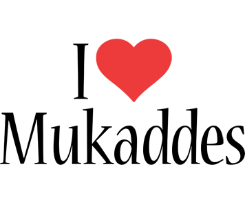Mukaddes i-love logo