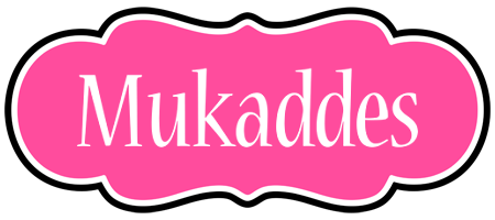 Mukaddes invitation logo