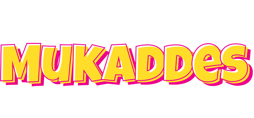 Mukaddes kaboom logo