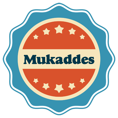 Mukaddes labels logo