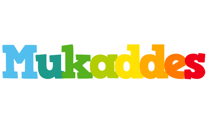 Mukaddes rainbows logo