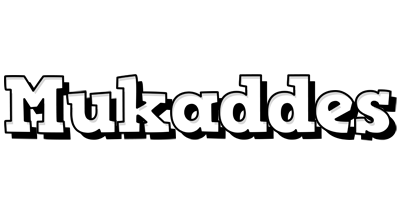 Mukaddes snowing logo