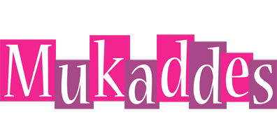 Mukaddes whine logo