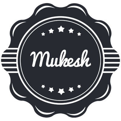 Mukesh badge logo