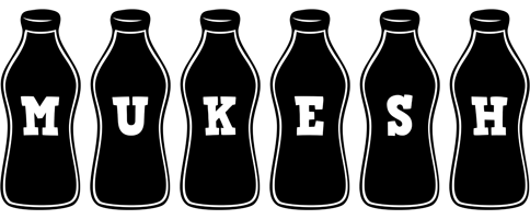 Mukesh bottle logo