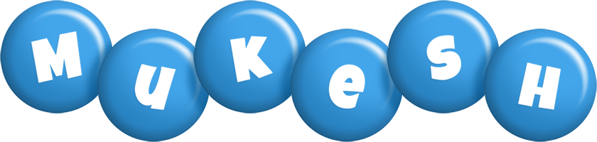 Mukesh candy-blue logo