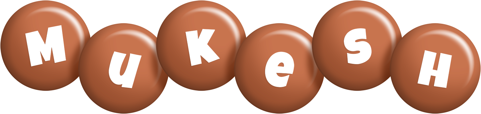Mukesh candy-brown logo