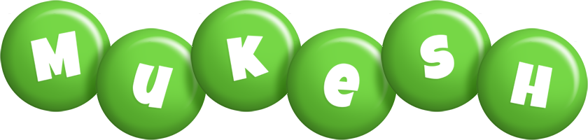Mukesh candy-green logo