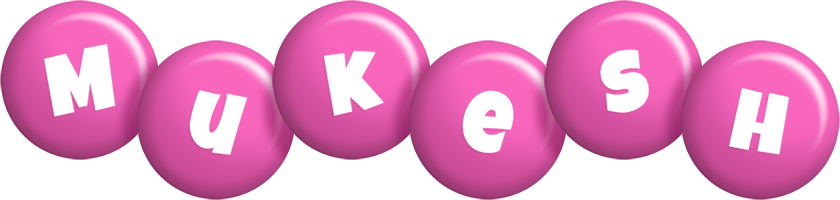 Mukesh candy-pink logo