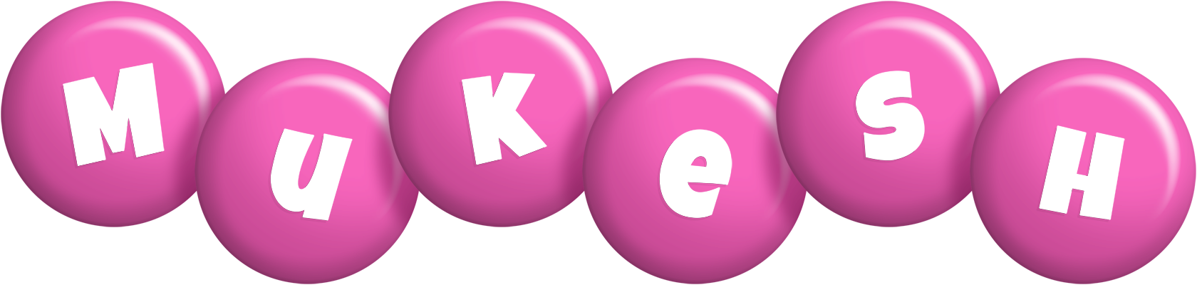 Mukesh candy-pink logo