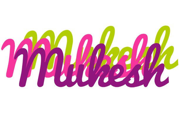 Mukesh flowers logo