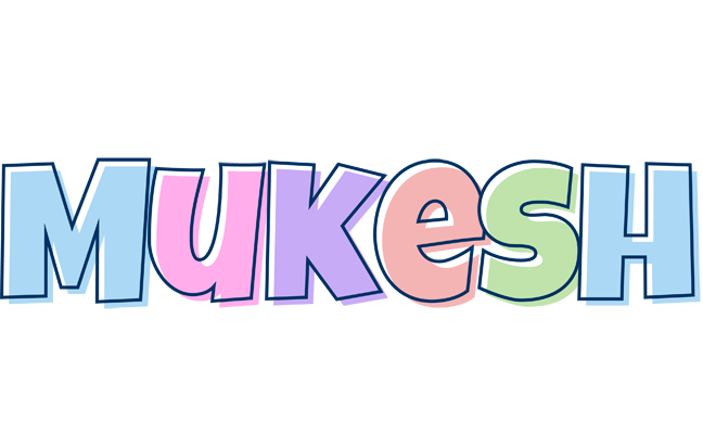 Mukesh pastel logo