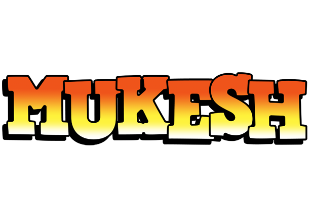 Mukesh sunset logo