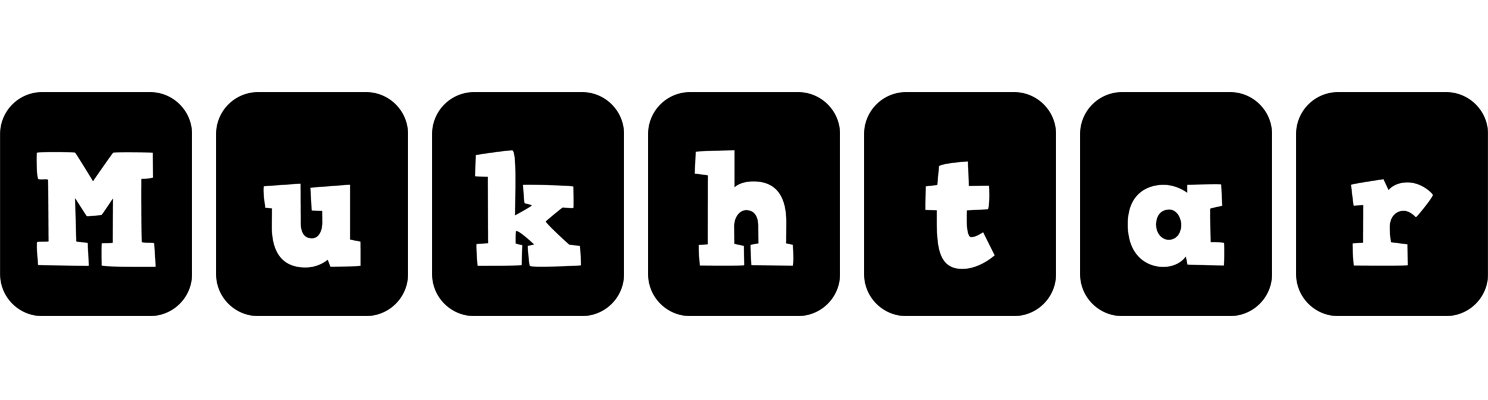 Mukhtar box logo