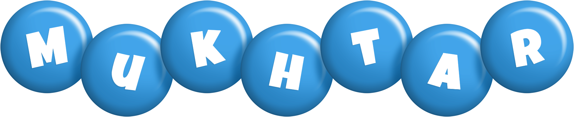 Mukhtar candy-blue logo
