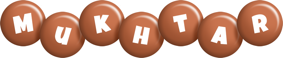 Mukhtar candy-brown logo