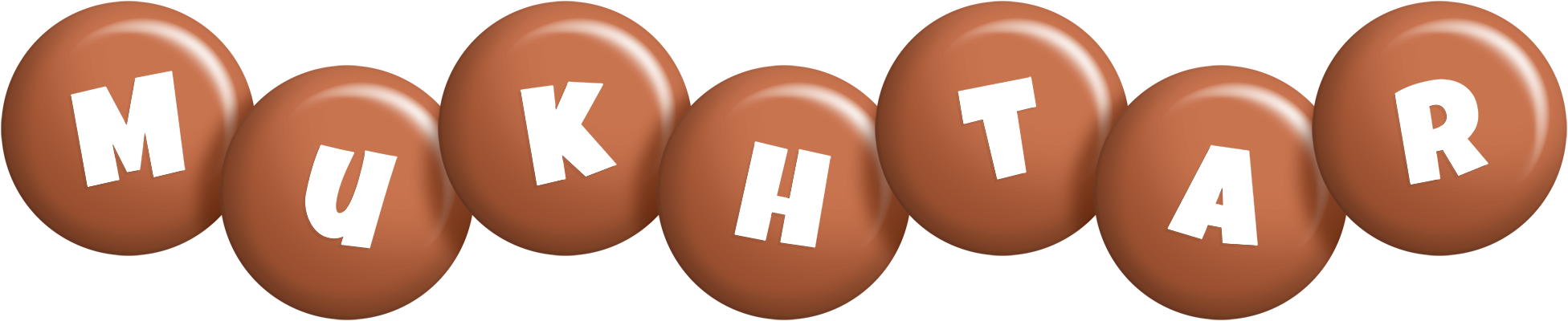 Mukhtar candy-brown logo