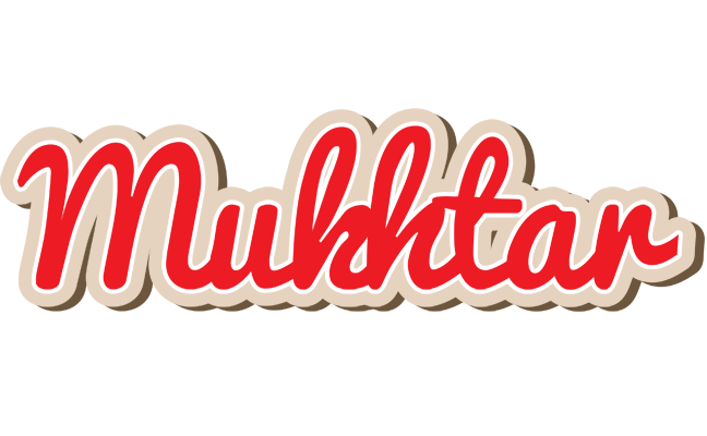 Mukhtar chocolate logo