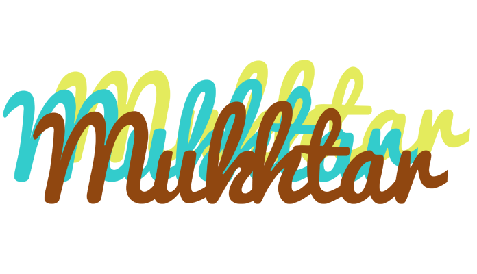 Mukhtar cupcake logo