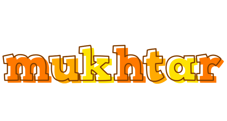 Mukhtar desert logo