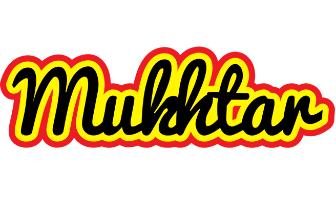Mukhtar flaming logo