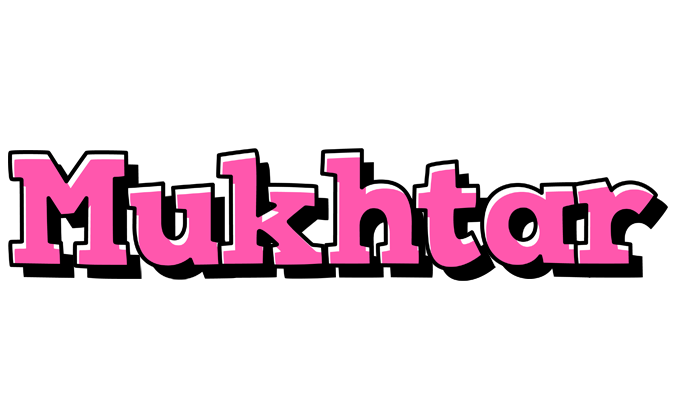 Mukhtar girlish logo