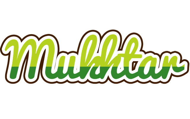 Mukhtar golfing logo