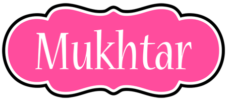 Mukhtar invitation logo