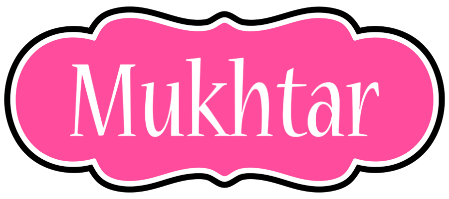 Mukhtar invitation logo