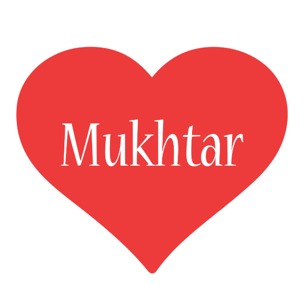 Mukhtar love logo