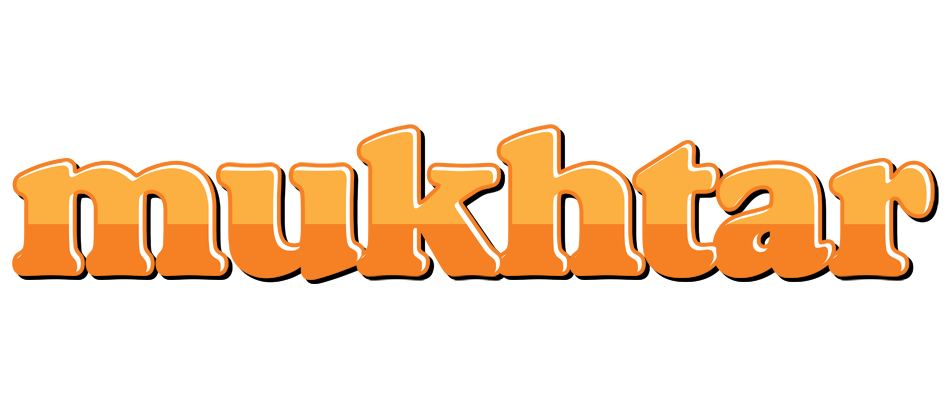 Mukhtar orange logo